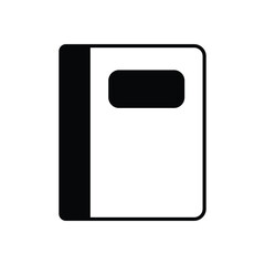 Comic Book vector icon stock illustration