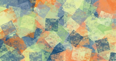 4K backgrounds and textures with retro color palette abstract art creations green navy orange