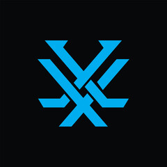 XYL Letter Logo Design. XYL Creative letter logo design vector, XYL Letter Initial Logo Design. XYL monogram Logo Unique Concept Vector.
