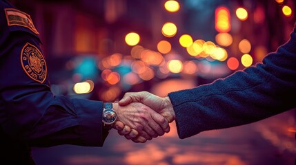 Night City Handshake