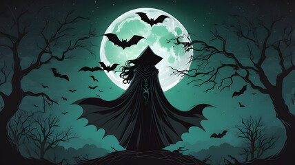 scary halloween background