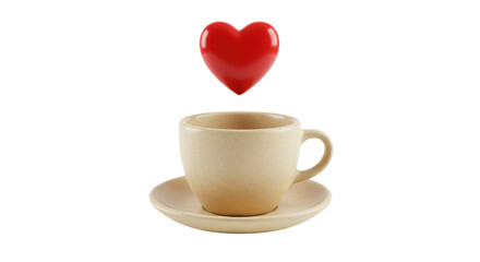 Isolated Cup Heart