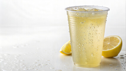 Refreshing Lemonade and Citrus Drinks in Plastic and Paper Cups &ndash; Summer Beverage Mockups

