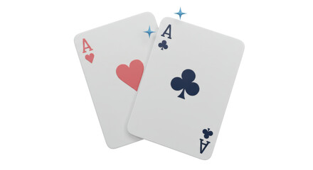 Isolated Playing Cards