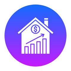 House Price Increase Icon