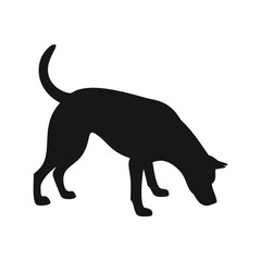Pet Care and Animal Love Silhouette Icon Set – Vector Illustrations of Cats, Dogs, Horses, and Humans Interacting with Pets
