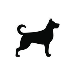 Animal and Bird Silhouette Icons Set – Vector Collection of Farm Animals, Birds, and Pets in Black Silhouette Style