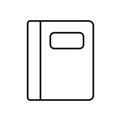 Comic Book vector icon stock illustration