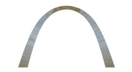 Isolated St. Louis Arch