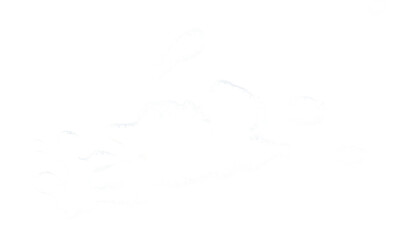 foam bubble splash on transparent background