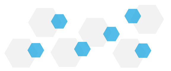 Vector technology luxury colorful hexagonal background vector illustration. Futuristic banner with technology blue hexagons and shiny lights. 