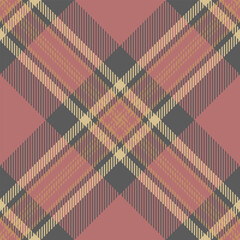 Elegant muted plaid pattern in dusty rose, beige, and gray.  Perfect for textile design, autumnal branding, or sophisticated website backgrounds.