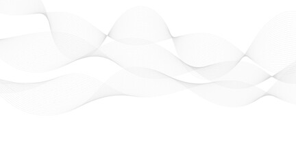 Dynamic Smoke Vector with Blue Light Waves and Dark Abstract Pattern

