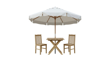 Isolated Table and Chairs