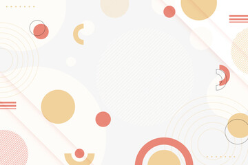 Modern abstract geometric background design