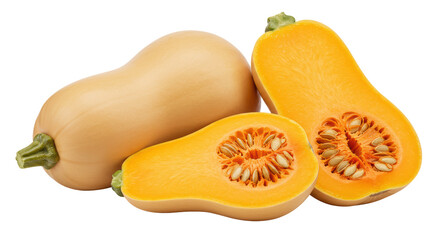 Isolated Butternut Squash