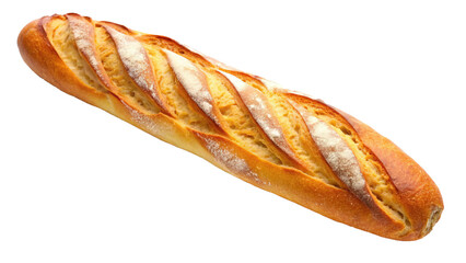 A Freshly Baked Golden Brown Crusty Bread Loaf Baguette