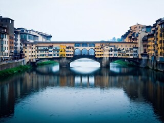 Obraz premium Ponte Vecchio Bridge in Florence, Italy