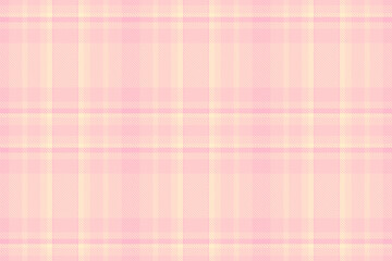 Soft pink and cream plaid pattern. Delicate, subtle texture perfect for backgrounds, textiles, or stationery design. Evokes feelings of calmness and femininity.