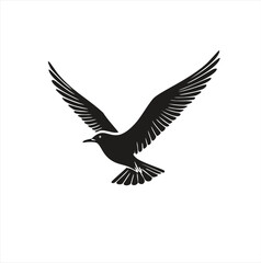 Naklejka premium Animal and Bird Silhouette Icons Set – Vector Collection of Farm Animals, Birds, and Pets in Black Silhouette Style