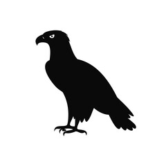 Animal and Bird Silhouette Icons Set – Vector Collection of Farm Animals, Birds, and Pets in Black Silhouette Style