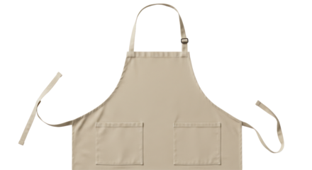 Isolated Beige Apron
