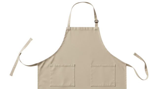 Isolated Beige Apron