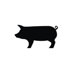 Animal and Bird Silhouette Icons Set – Vector Collection of Farm Animals, Birds, and Pets in Black Silhouette Style