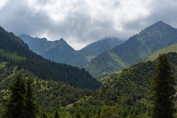 The Ala-Archa Nature Park in Kyrgyzstan