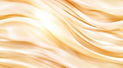 Elegant Silk Fabric: The artwork features a luxurious flow of light-reflecting silky fabric, showcasing its smooth texture and gentle waves