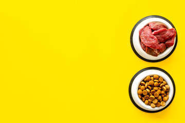 Natural and dry food for dogs and cats. Healthy pet food