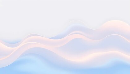 Dreamy pastel waves create a soothing and elegant abstract background design