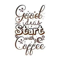 coffee lover t-shirt design with vector