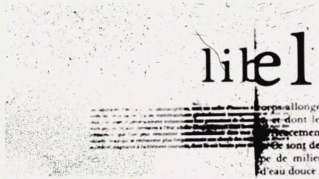 Grunge texture fast transition background video in black and white