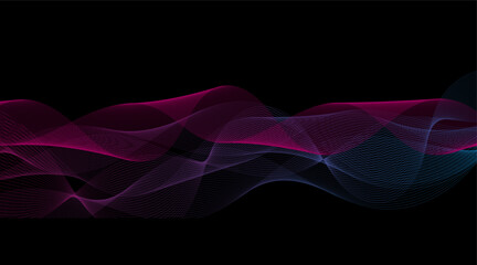 Purple beautiful waves abstract design vector wallpaper for desktop digital background  