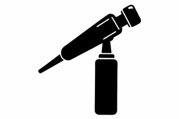otoscope  silhouette vector 