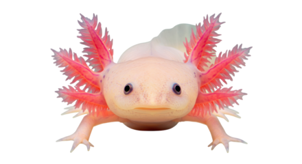Isolated Axolotl
