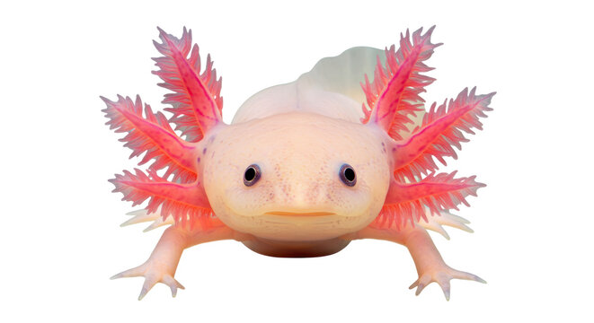 Isolated Axolotl