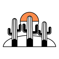 vector illustration of a cactus