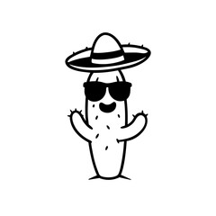 vector illustration of a cactus