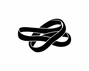 creative details resistance bands icon vector Illustration	