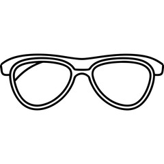 Fototapeta premium Sunglasses white Background Vector Art, Icons, and Graphics for digital Download