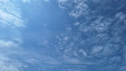 blue sky with clouds