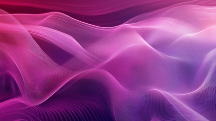 Obraz premium Abstract pink and purple design with flowing lines, colorful wave patterns, and futuristic digital texture