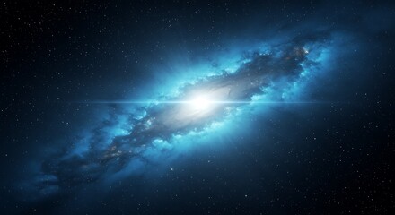 Fototapeta premium Cosmic Nebula: Celestial Wonder Unveiled