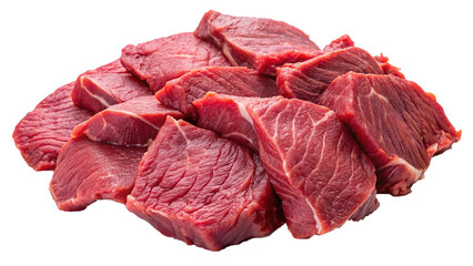 Obraz premium A Closeup View of Fresh Raw Beef Steaks Ready for Cooking Preparation