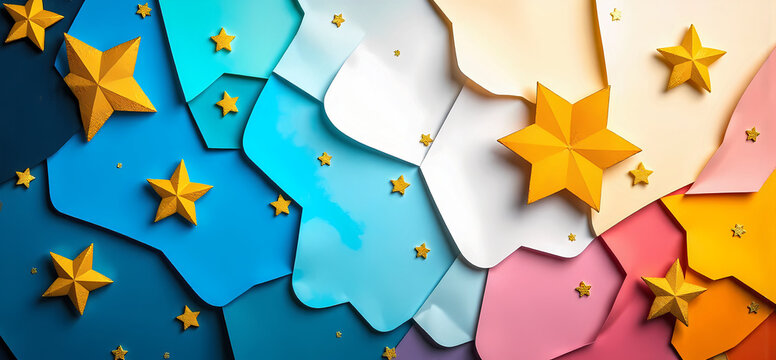 illustrazione sfondo con elementi astratti e motivi geometrici