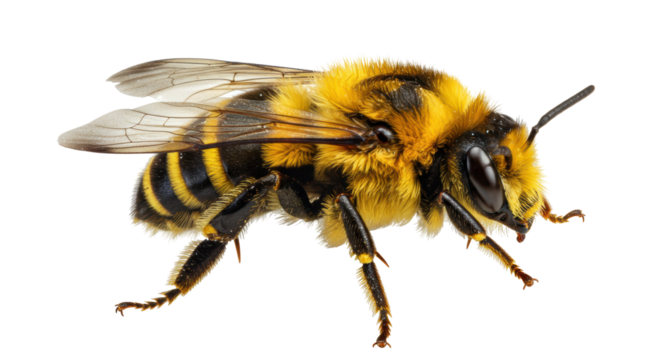 Isolated Bumble Bee