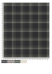 Plaid fabric pattern, blue, brown, cream, seamless for textiles, and for designing clothes, skirts or decorative fabrics. Vector illustration.
