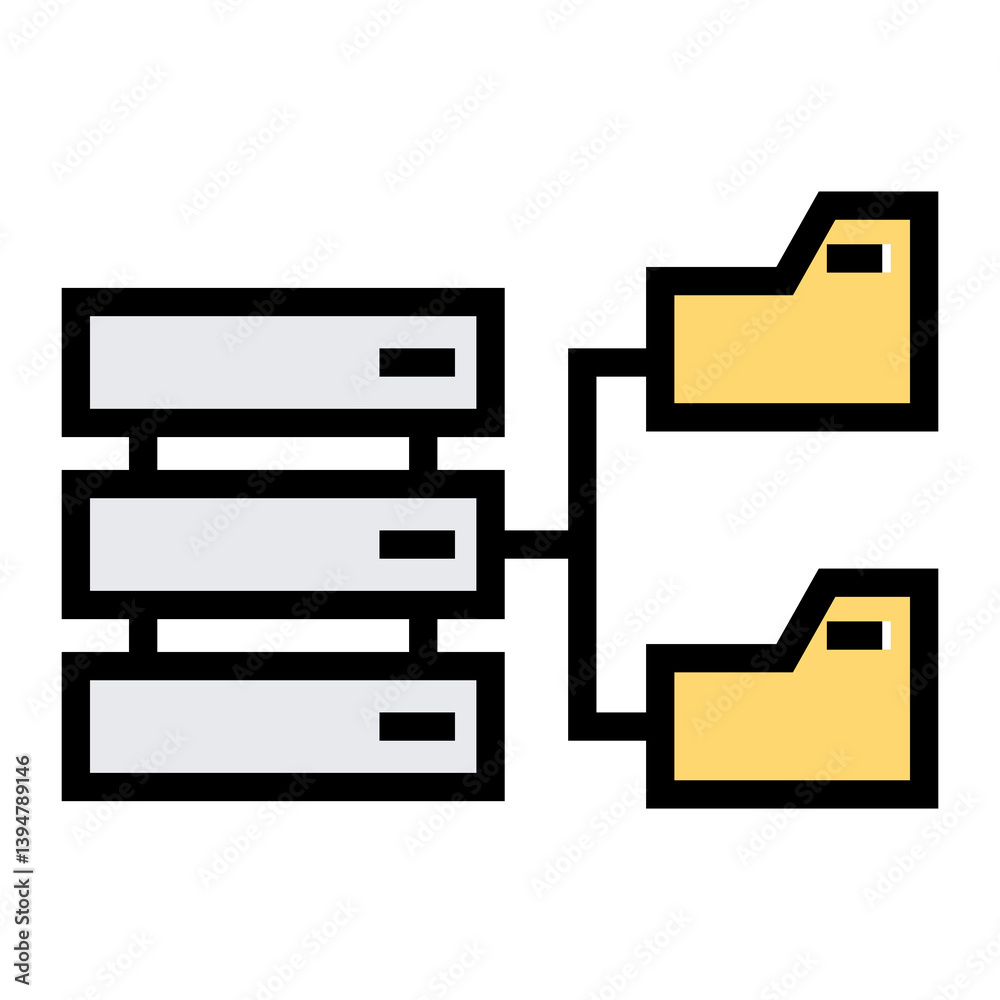 Poster distributed file system icon